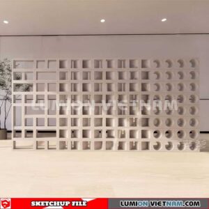 231106. Hollow Bricks Sketchup 3D Models