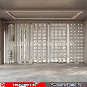 231106. Hollow Bricks Sketchup 3D Models