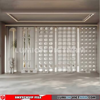 231106. Hollow Bricks Sketchup 3D Models