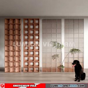 231106. Hollow Bricks Sketchup 3D Models