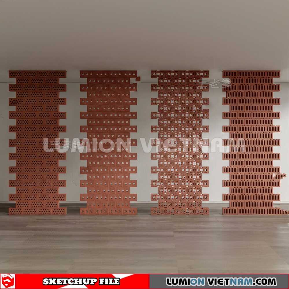 231106-Hollow-Bricks-(49)-Sketchup-Models