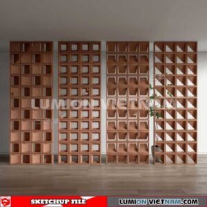 231106. Hollow Bricks Sketchup 3D Models