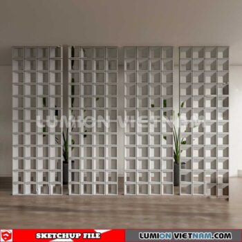 231106. Hollow Bricks Sketchup 3D Models