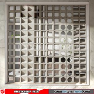 231106. Hollow Bricks Sketchup 3D Models