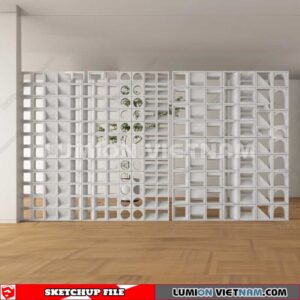 231106. Hollow Bricks Sketchup 3D Models