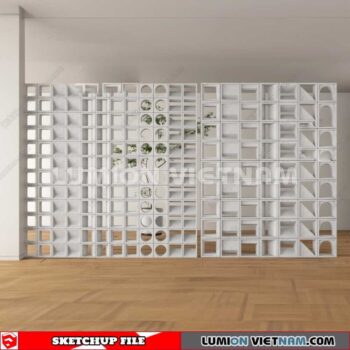 231106. Hollow Bricks Sketchup 3D Models