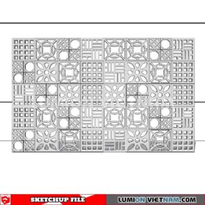 231106. Hollow Bricks Sketchup 3D Models