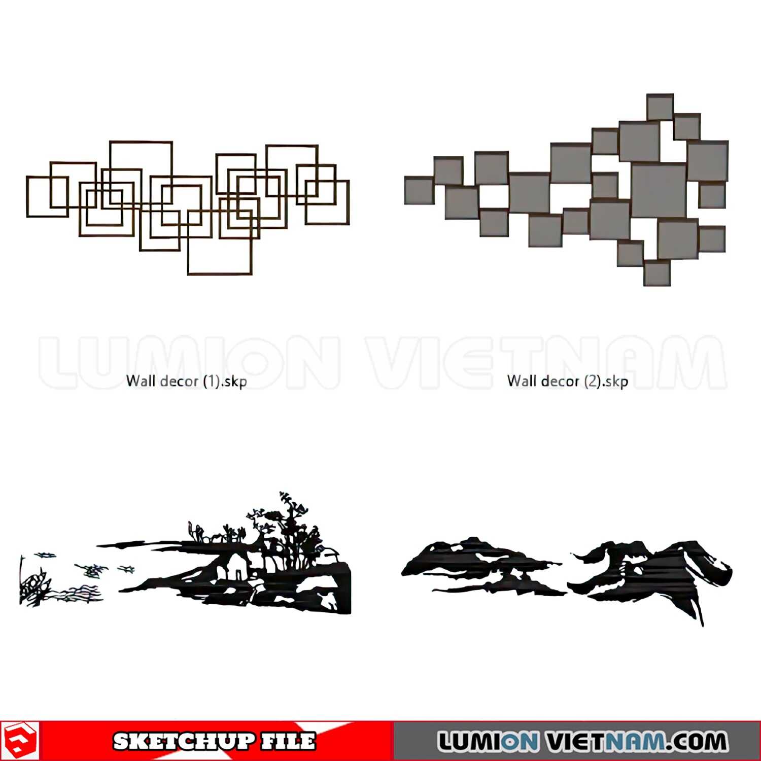 230701-Wall-Decor-(1)-Sketchup-Models