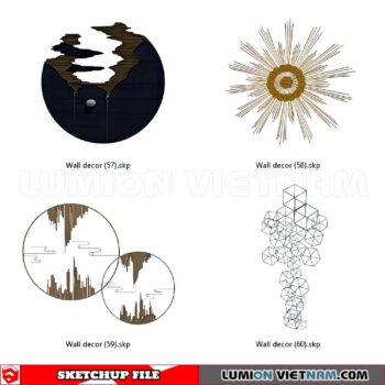 230701. Wall Decor Sketchup 3D Models