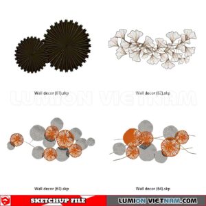 230701. Wall Decor Sketchup 3D Models