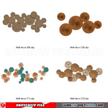 230701. Wall Decor Sketchup 3D Models