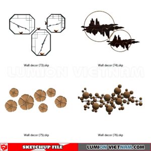 230701. Wall Decor Sketchup 3D Models