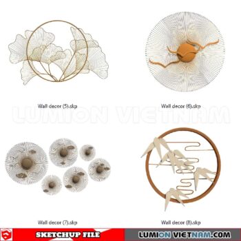 230701. Wall Decor Sketchup 3D Models