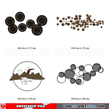 230701. Wall Decor Sketchup 3D Models