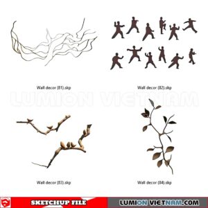 230701. Wall Decor Sketchup 3D Models