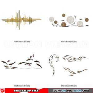 230701. Wall Decor Sketchup 3D Models