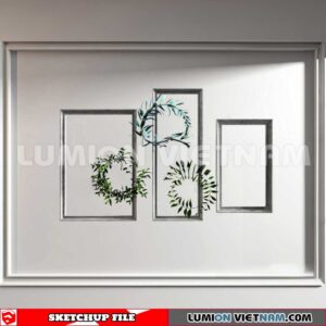 230701. Wall Decor Sketchup 3D Models