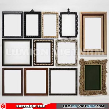 230701. Wall Decor Sketchup 3D Models