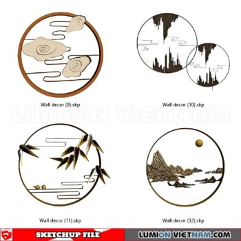 230701. Wall Decor Sketchup 3D Models