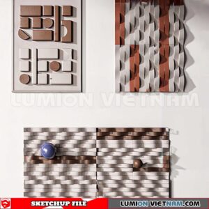 230701. Wall Decor Sketchup 3D Models