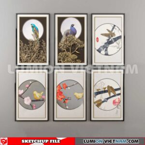 230701. Wall Decor Sketchup 3D Models