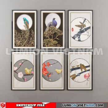 230701. Wall Decor Sketchup 3D Models