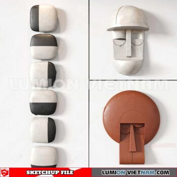 230701. Wall Decor Sketchup 3D Models