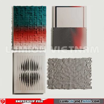 230701. Wall Decor Sketchup 3D Models