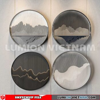 230701. Wall Decor Sketchup 3D Models