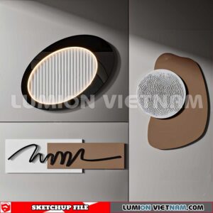 230701. Wall Decor Sketchup 3D Models