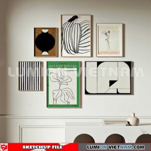 230701. Wall Decor Sketchup 3D Models
