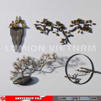 230701. Wall Decor Sketchup 3D Models