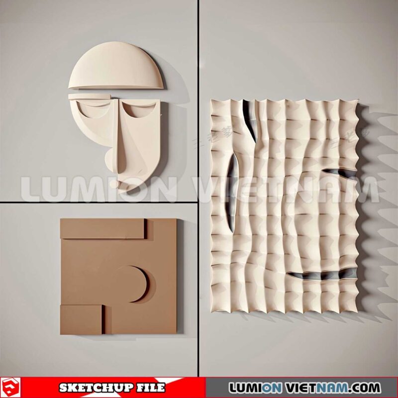 230701. Wall Decor Sketchup 3D Models