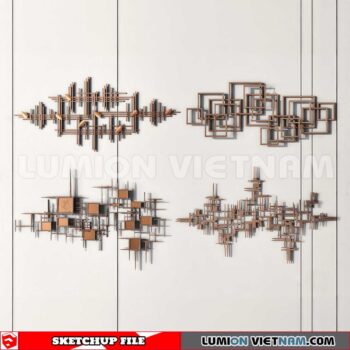 230701. Wall Decor Sketchup 3D Models