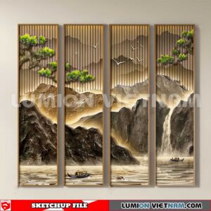 230701. Wall Decor Sketchup 3D Models