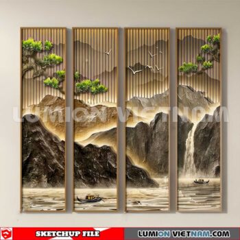 230701. Wall Decor Sketchup 3D Models