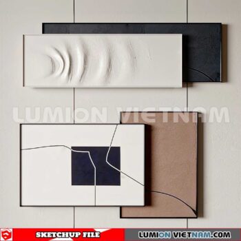 230701. Wall Decor Sketchup 3D Models