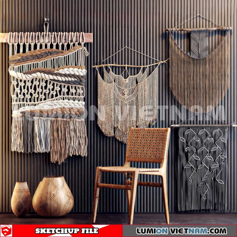 230701. Wall Decor Sketchup 3D Models
