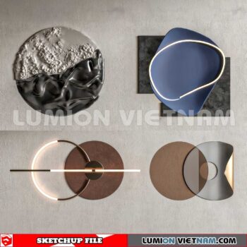230701. Wall Decor Sketchup 3D Models