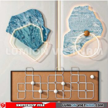 230701. Wall Decor Sketchup 3D Models