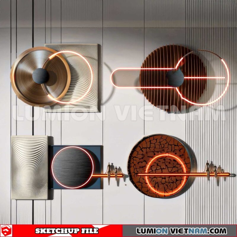 230701. Wall Decor Sketchup 3D Models