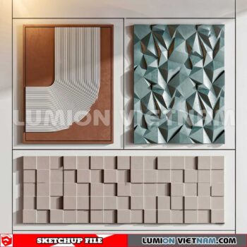 230701. Wall Decor Sketchup 3D Models