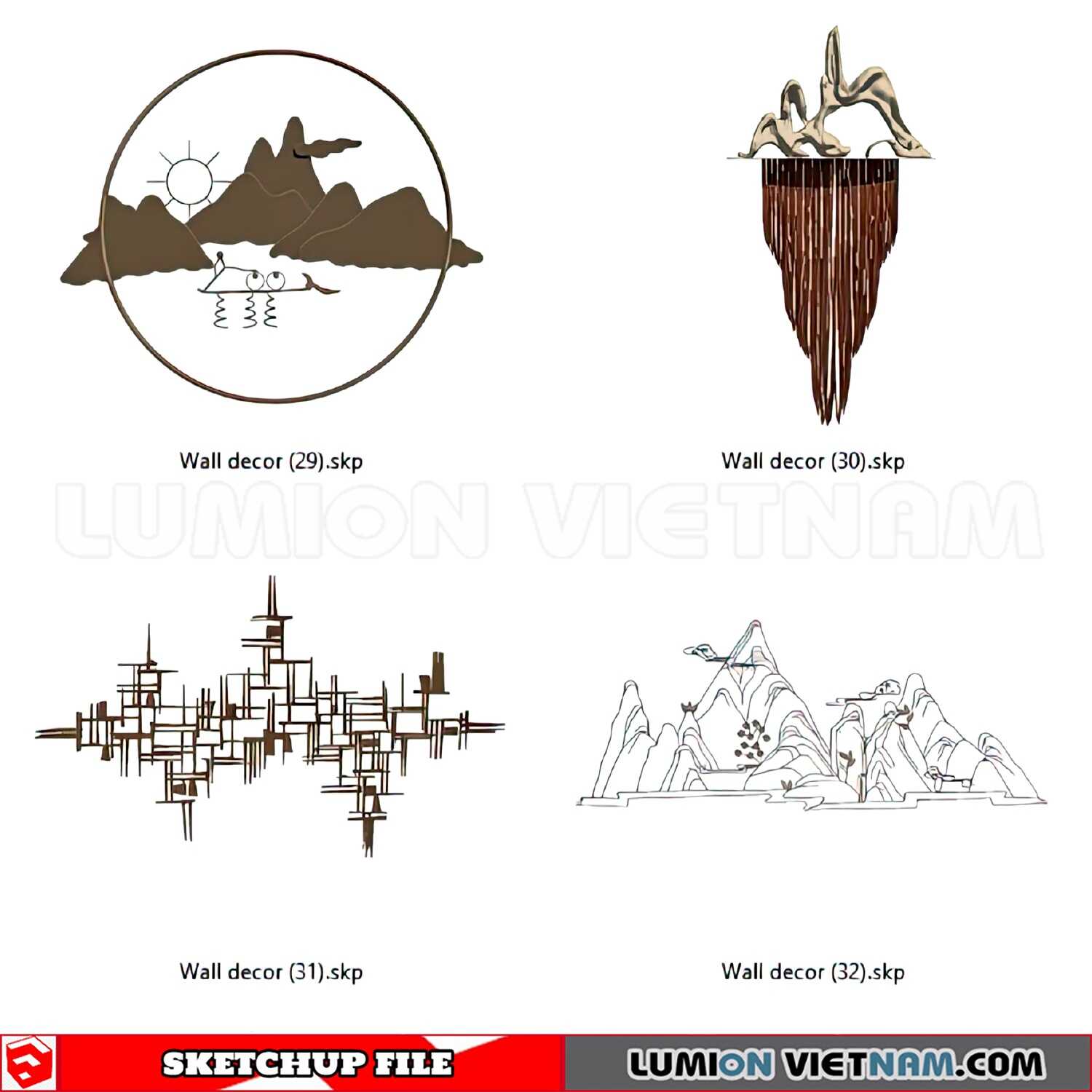 230701-Wall-Decor-(8)-Sketchup-Models