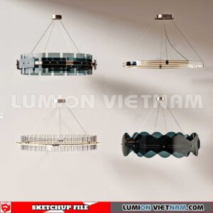 230705. Ceiling light Sketchup 3D Models