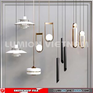 230705. Ceiling light Sketchup 3D Models