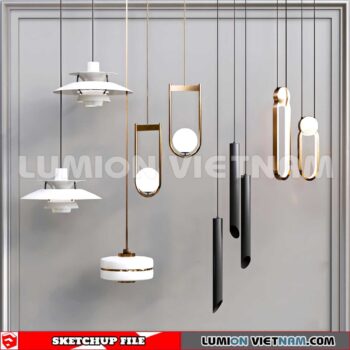 230705. Ceiling light Sketchup 3D Models