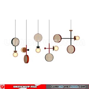 230705. Ceiling light Sketchup 3D Models