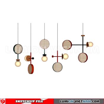 230705. Ceiling light Sketchup 3D Models