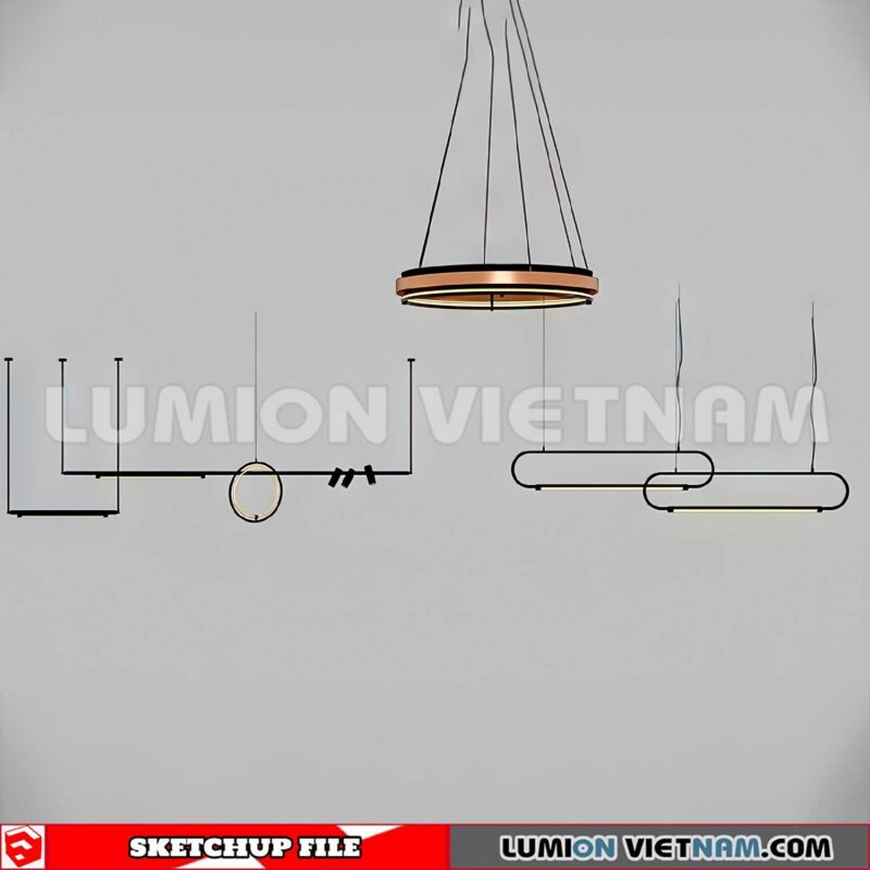 230705. Ceiling light Sketchup 3D Models