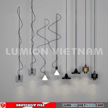 230705. Ceiling light Sketchup 3D Models